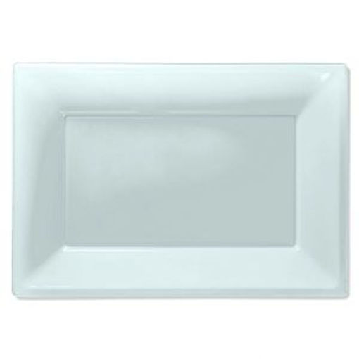 Picture of SERVING PLATTERS CLEAR - 3PK 23X32CM